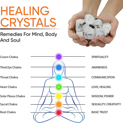 Healing Crystals Rainbow Moonstone Tumbled Stones- Healing Stones and Crystals for Beginners- 8 Piece Real Crystals and Healing Stones - Tumbled Crystals for Witchcraft (8, Rainbow Moonstone)